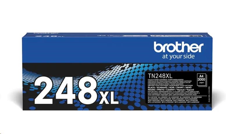 Brother TN-248XLBk, originálny toner, čierny, XL