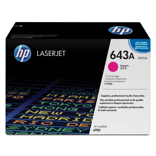 HP Q5953A (634A), originálny toner, purpurový