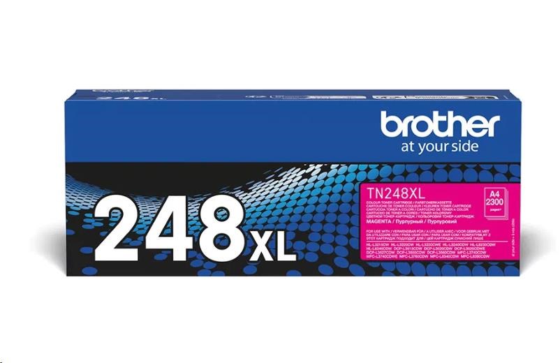 Brother TN-248XLM, originálny toner, purpurový, XL