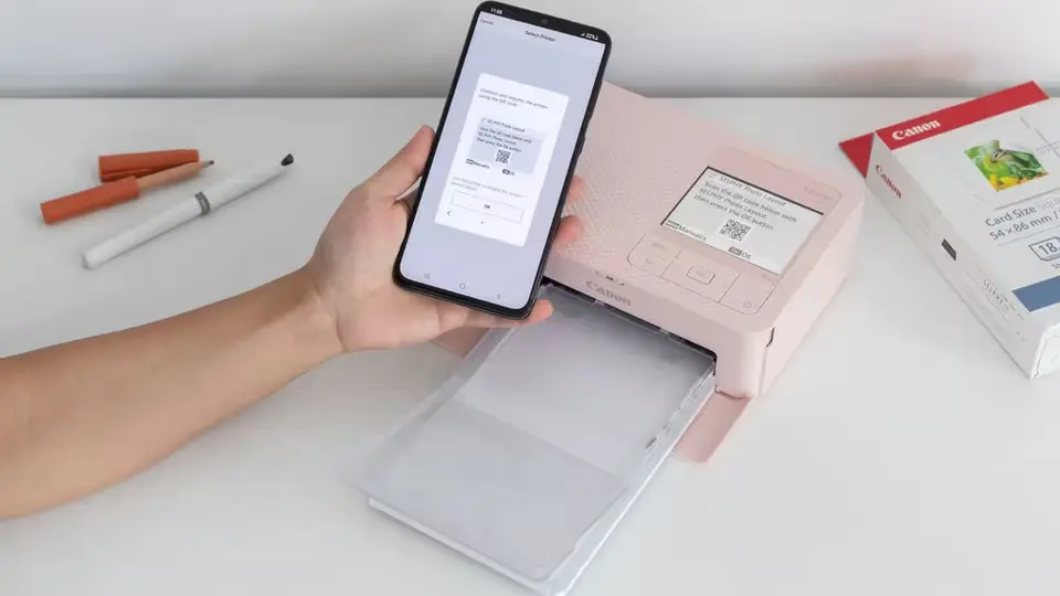 Canon SELPHY CP1500 White fototlačiareň detail