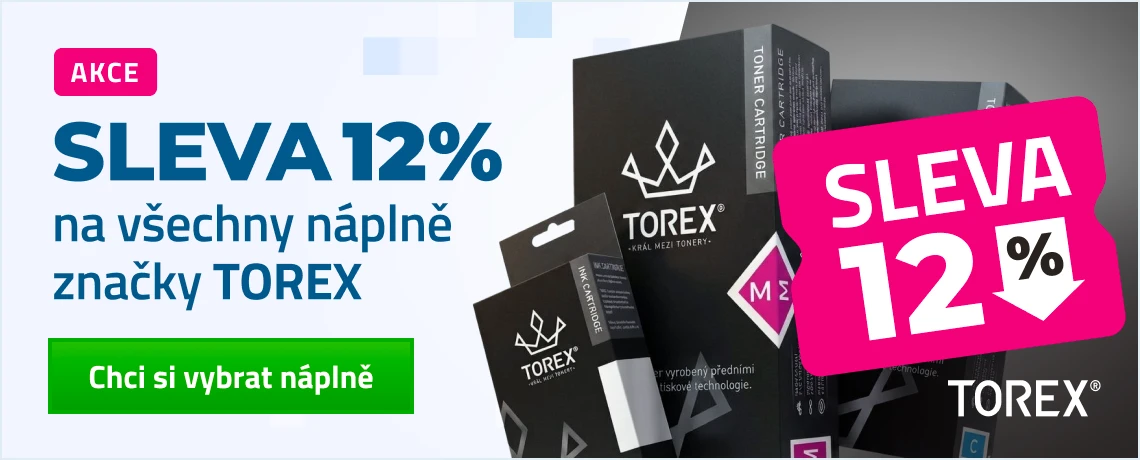 Sleva 12 % na všechny náplně TOREX