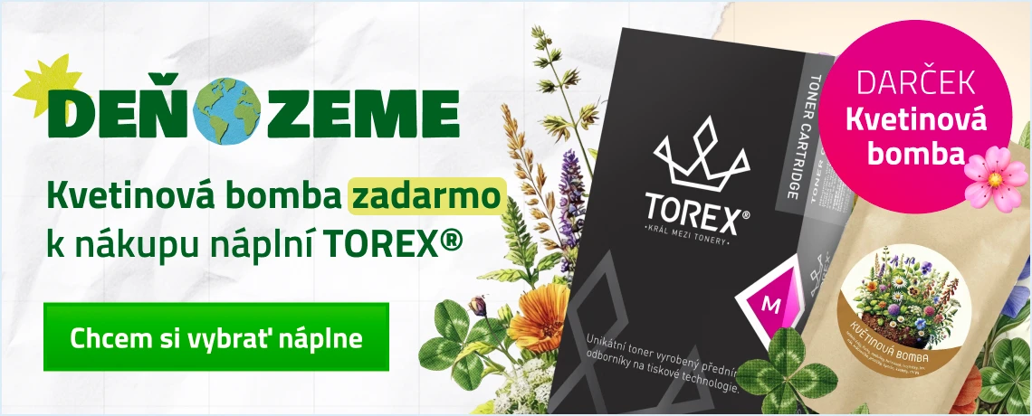 Deň Zeme - darček za nákup náplní TOREX