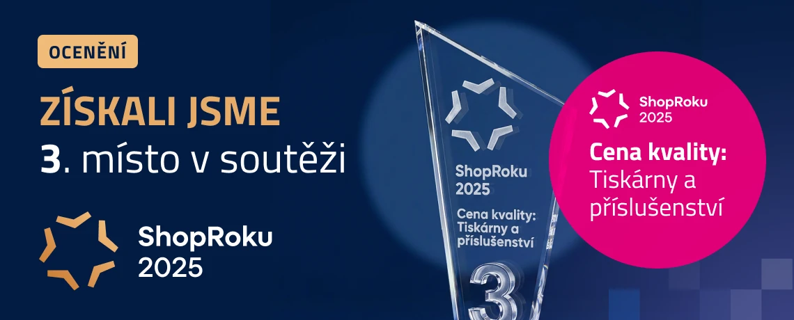 3. místo v soutěži Shop Roku 2025